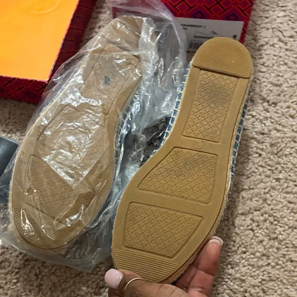 Tory Burch Denim Blue Espadrilles - Picture 3 of 3